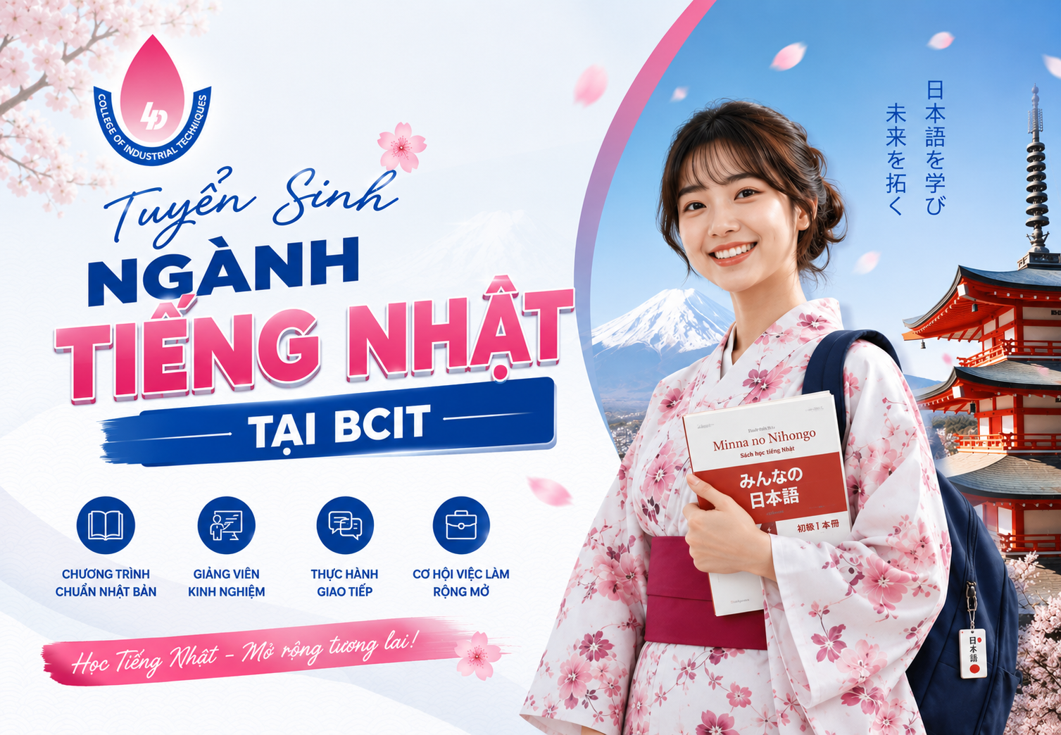 Tuyển Sinh Ngành Tiếng Nhật Tại BCIT