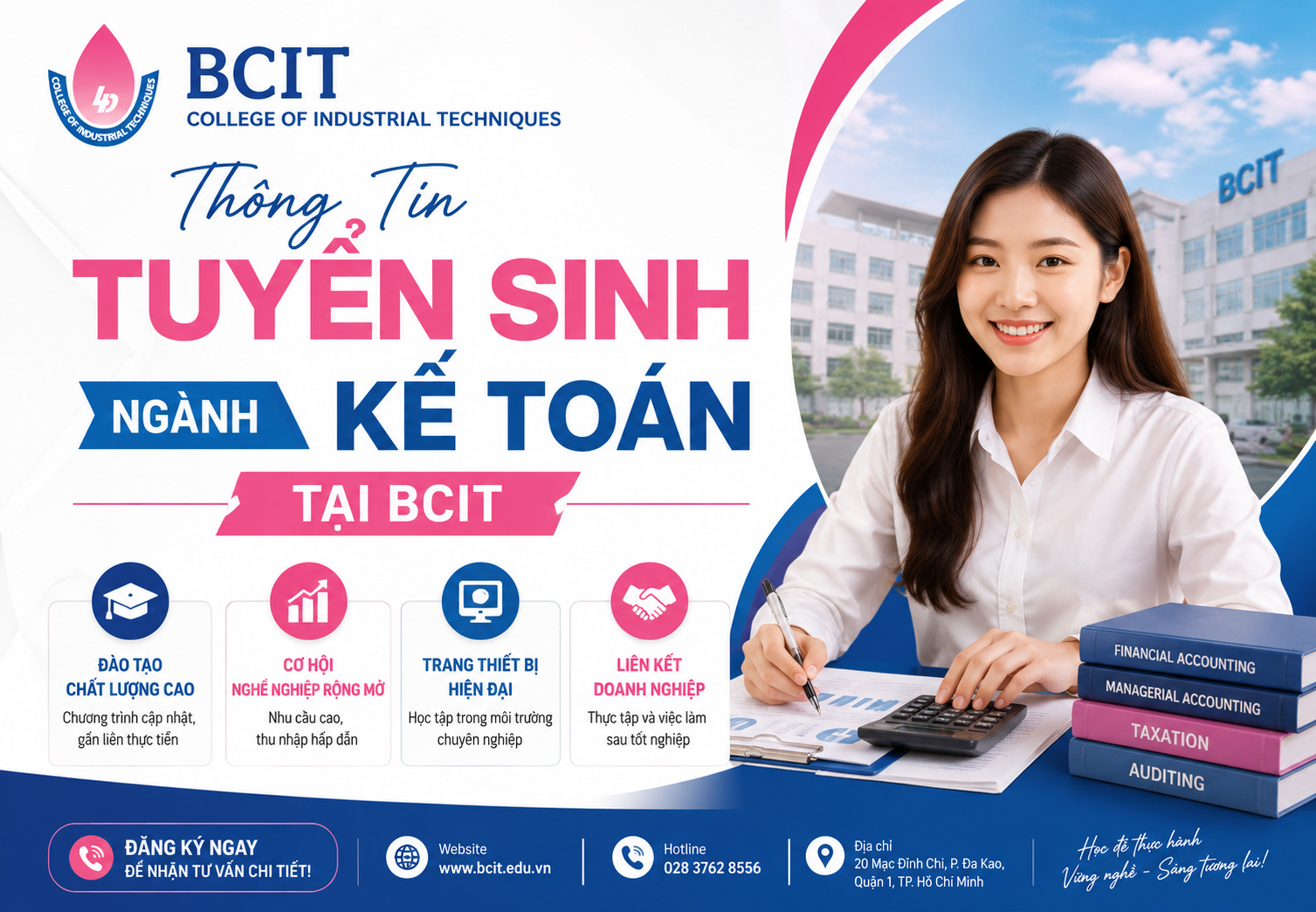 thông tin tuyển sinh ngành kế toán tại bcit