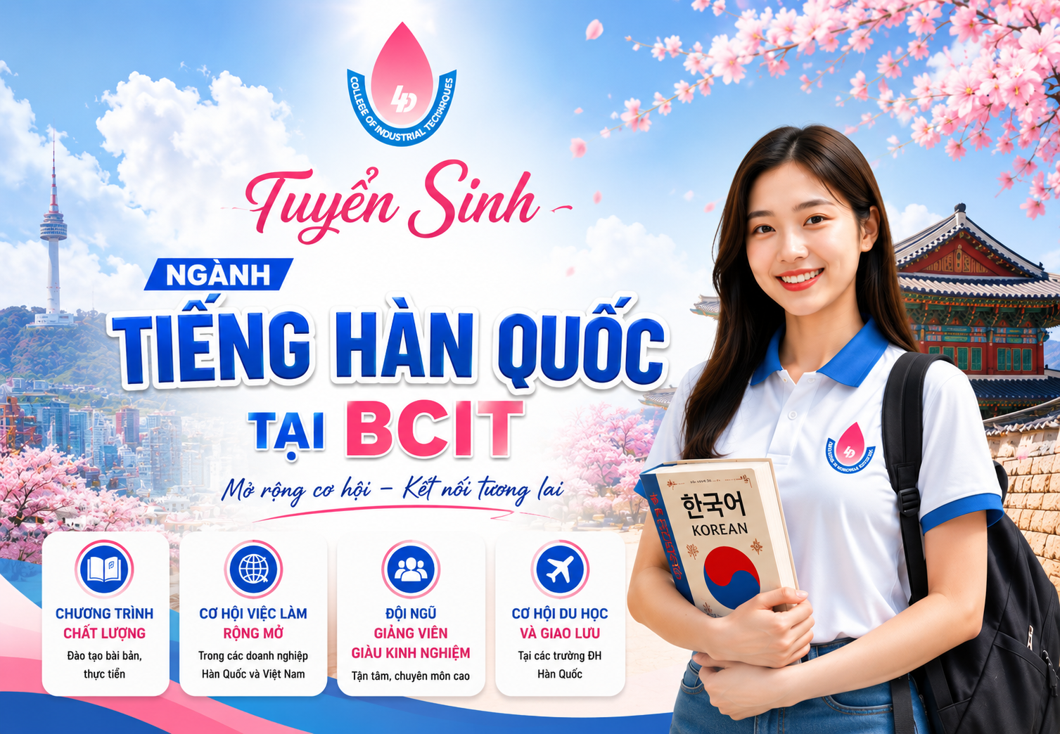 Tuyển Sinh Ngành Tiếng Hàn Quốc Tại BCIT