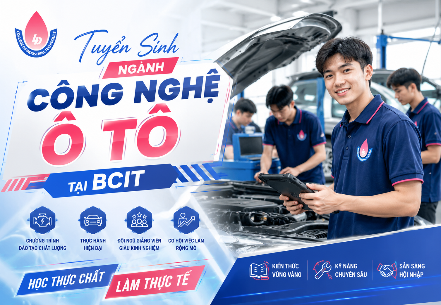 Tuyển Sinh Ngành Công Nghệ Ô Tô Tại BCIT
